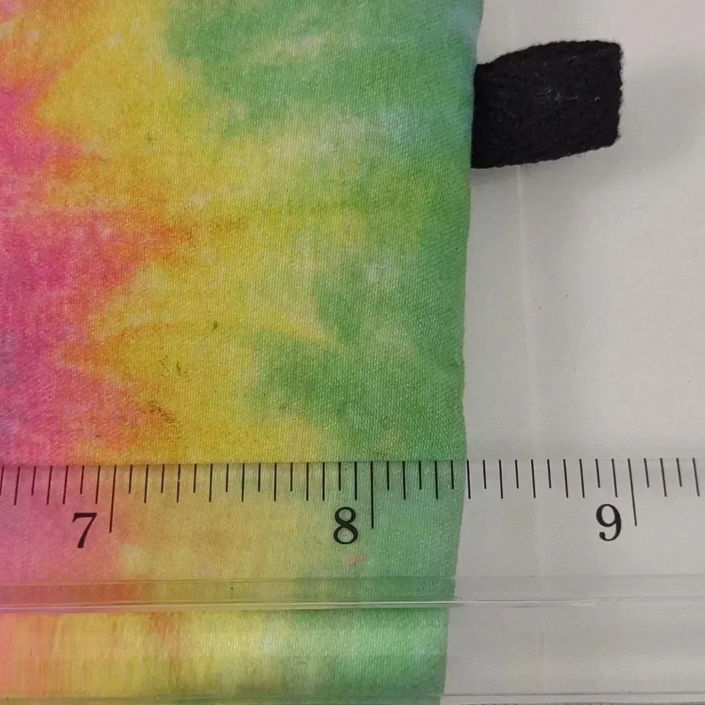 Cosmetic Bag Tie Dye zipper closure